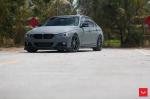 BMW 328i Sedan on Vossen Wheels (VFS-6) 2016 года